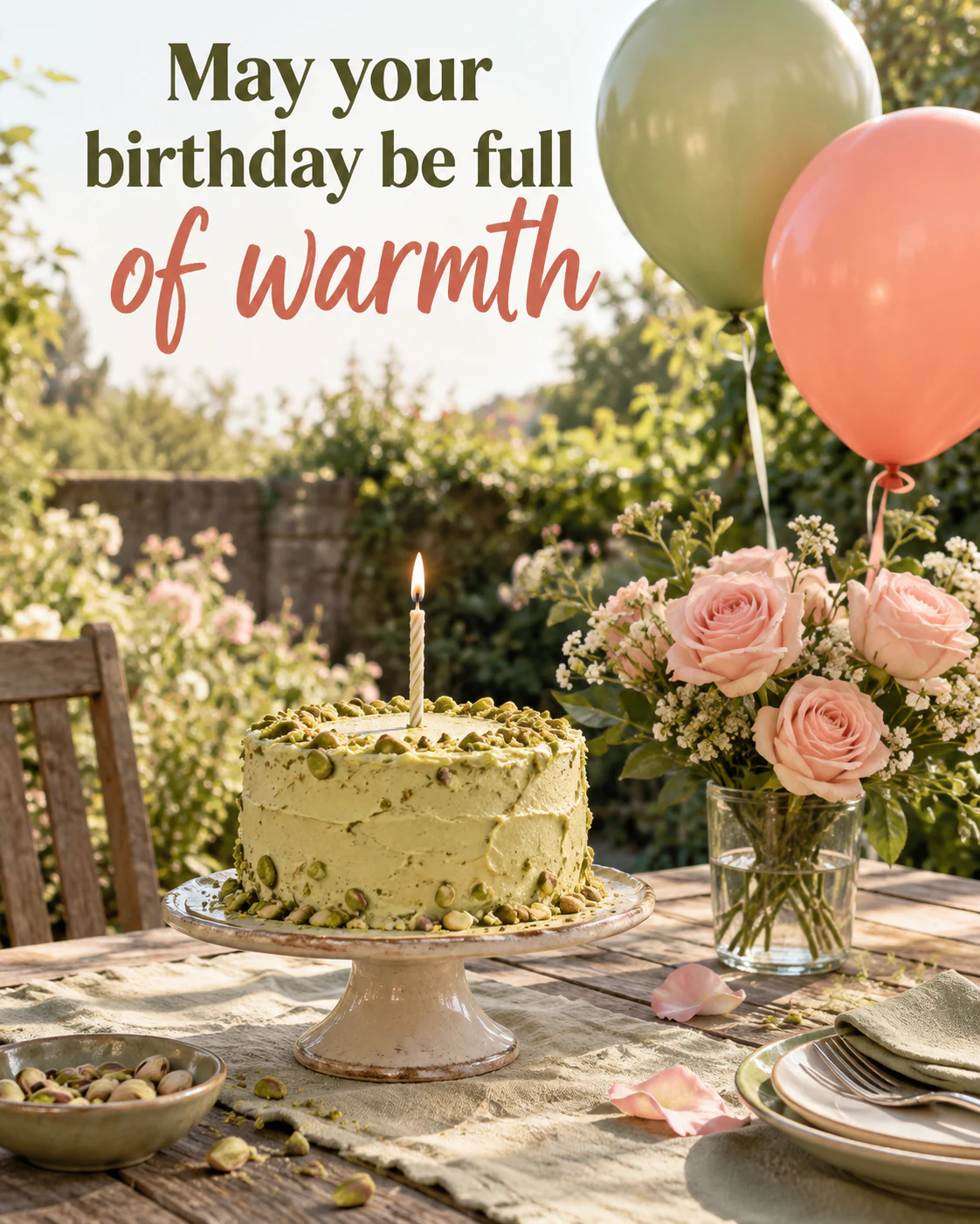 May your birthday be full of warmth