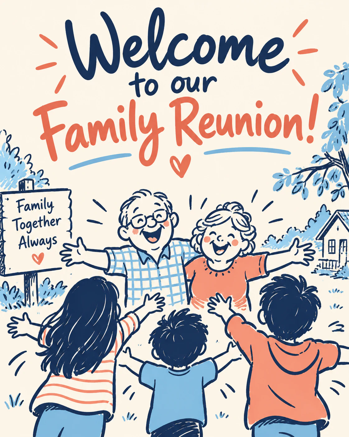 Family reunion ecard