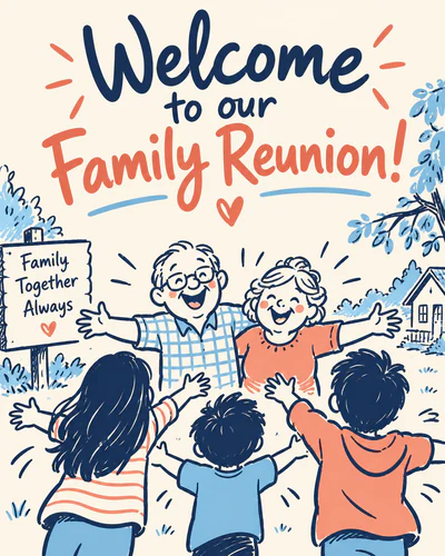 Family reunion ecard