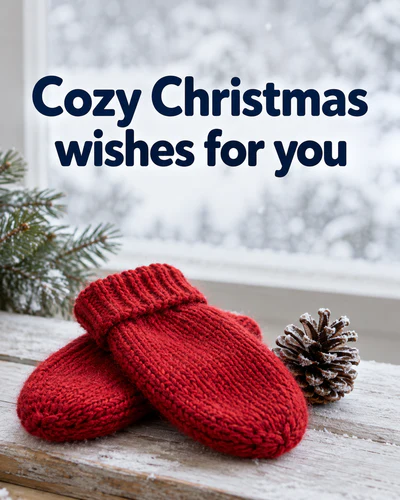 Cozy Christmas wishes for you