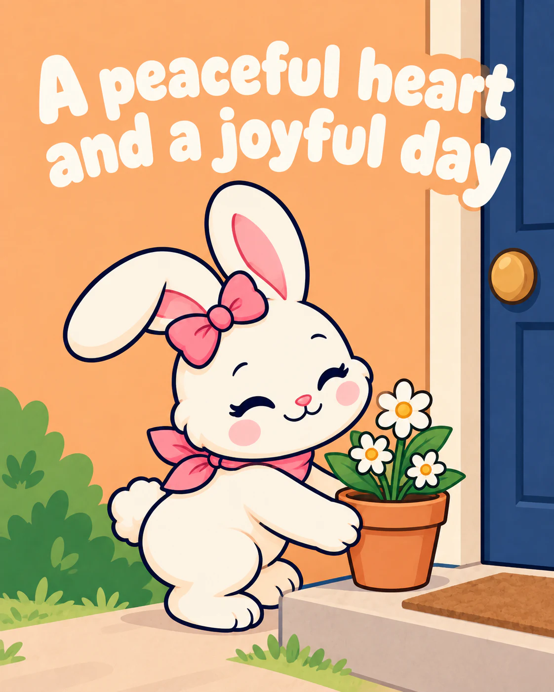A peaceful heart and a joyful day
