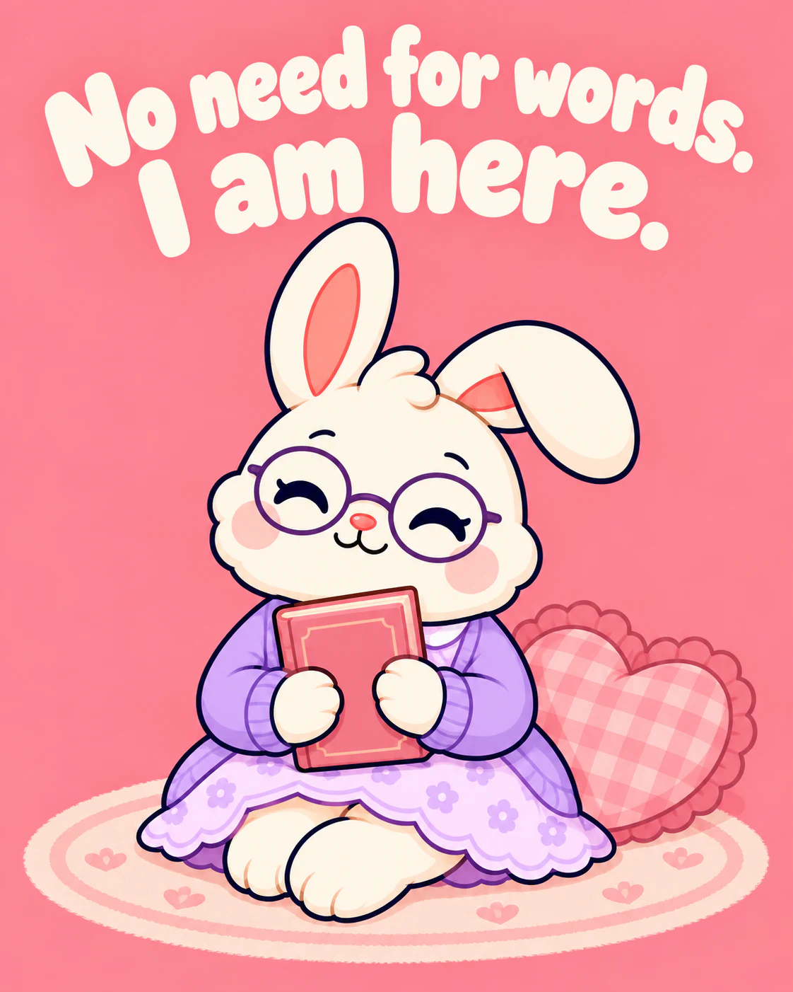 No need for words. I am here.