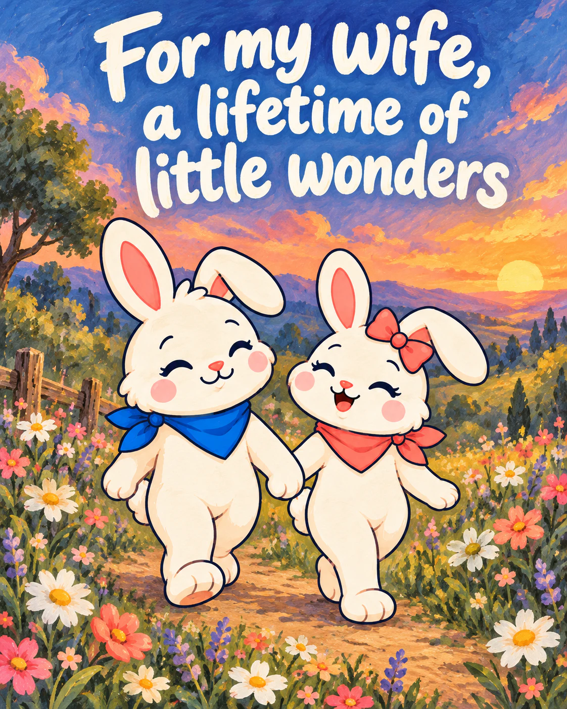 For my wife, a lifetime of little wonders