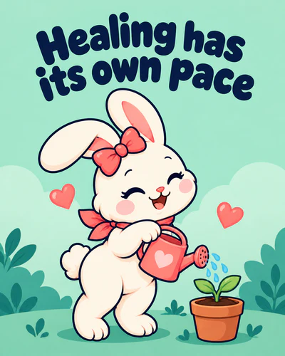 Healing has its own pace