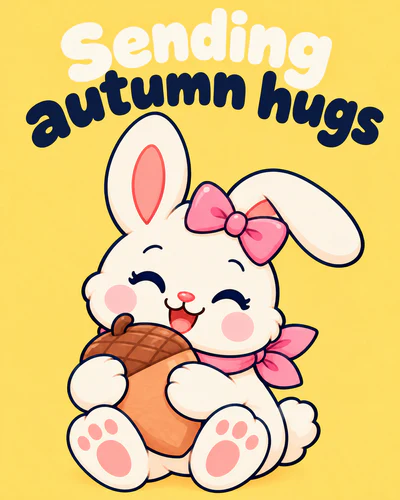 Sending autumn hugs