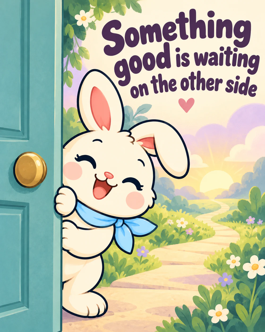 Something good is waiting on the other side