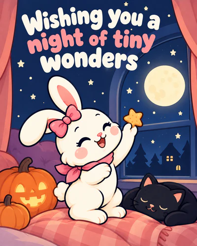 Wishing you a night of tiny wonders