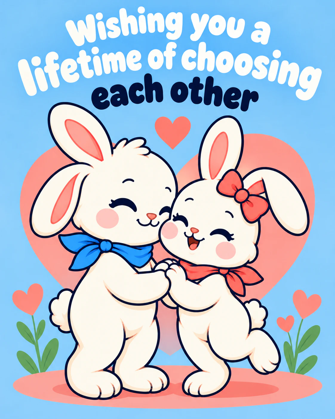 Wishing you a lifetime of choosing each other