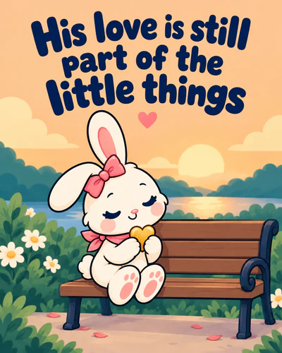 His love is still part of the little things