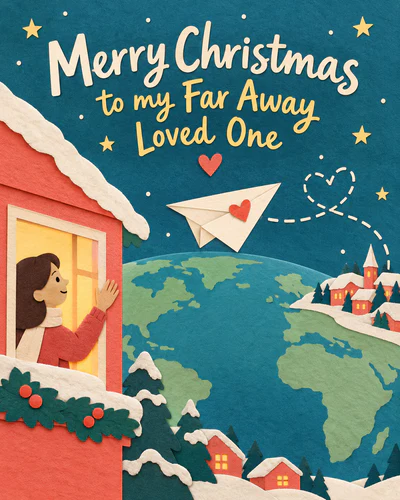 Long distance Christmas ecard