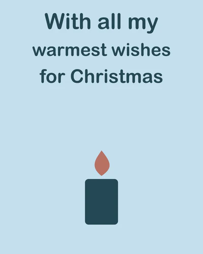 With all my warmest wishes for Christmas