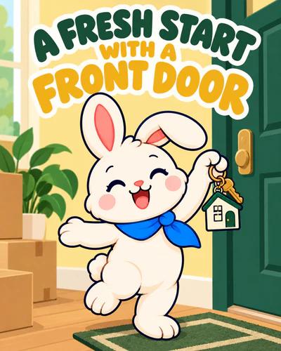 A FRESH START WITH A FRONT DOOR