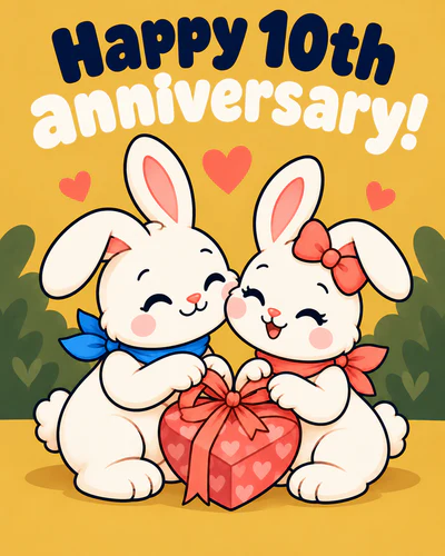 Happy 10th anniversary!