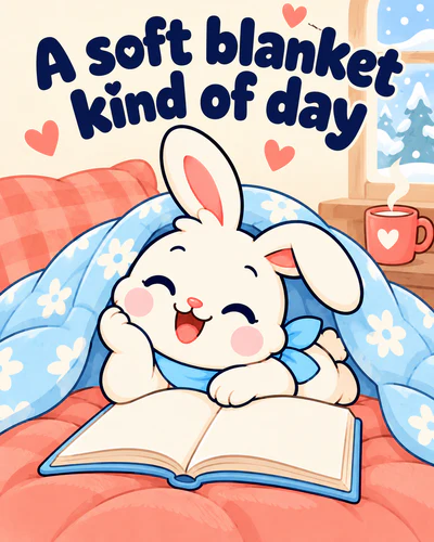 A soft blanket kind of day