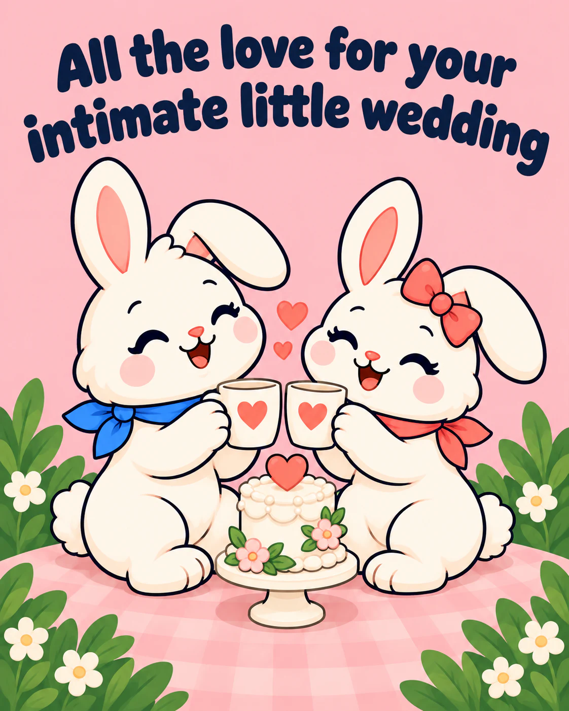 All the love for your intimate little wedding