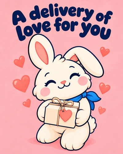 A delivery of love for you