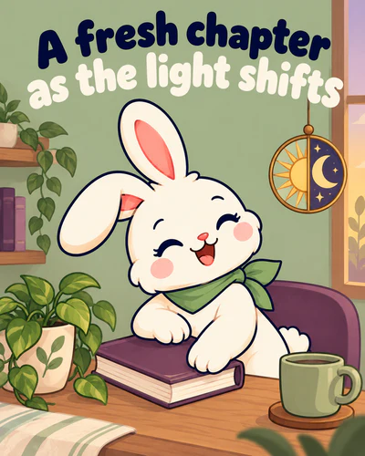 A fresh chapter as the light shifts