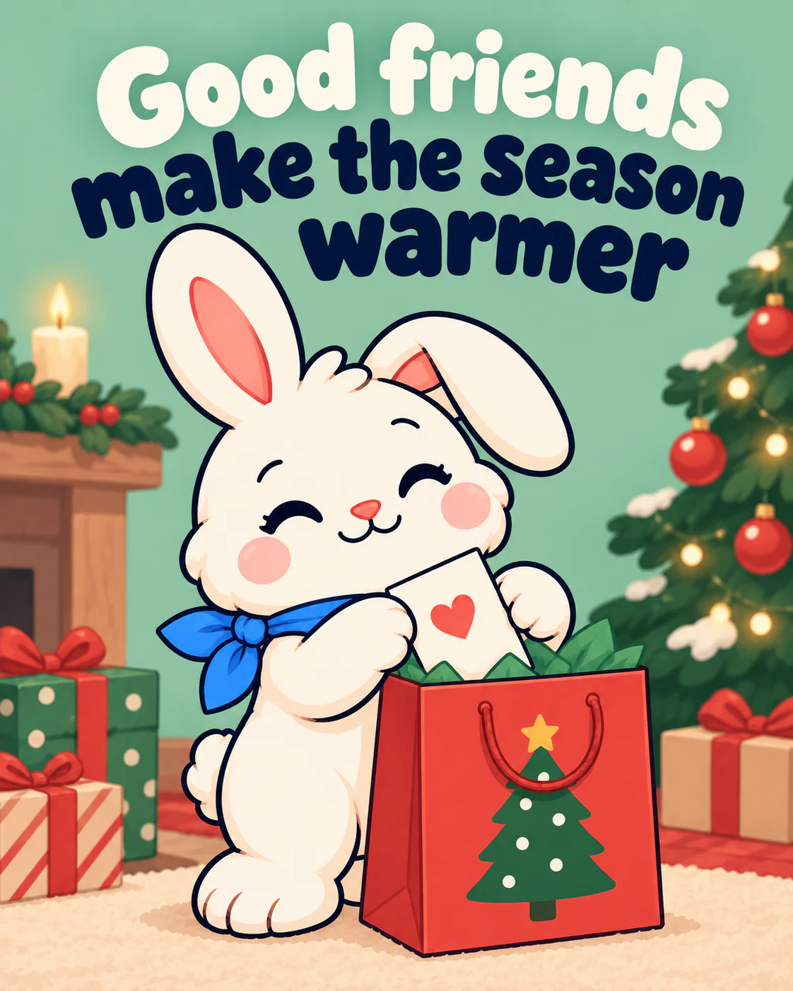 Good friends make the season warmer