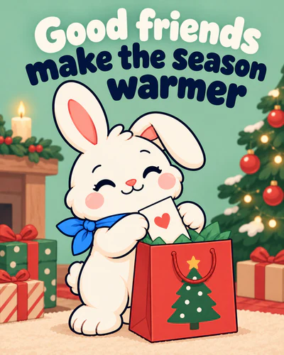 Good friends make the season warmer