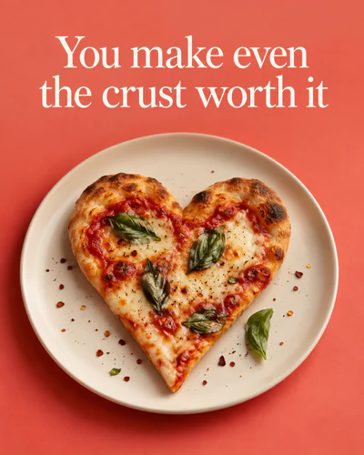 You make even the crust worth it