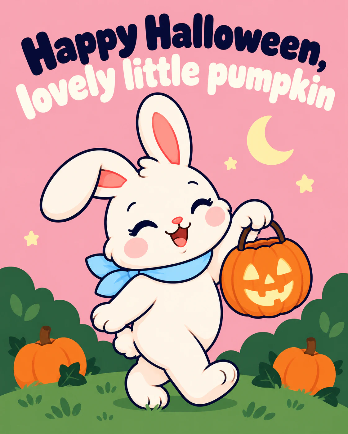 Happy Halloween, lovely little pumpkin