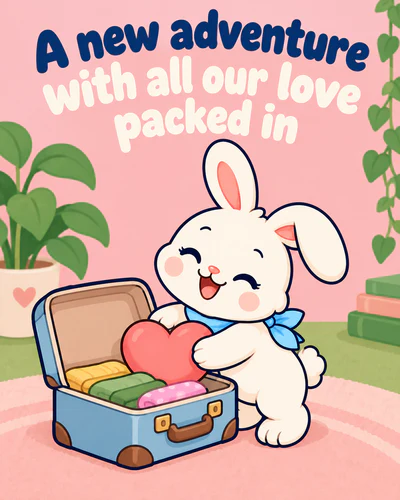 A new adventure with all our love packed in