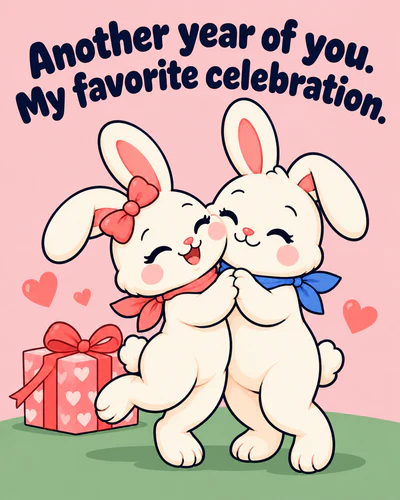 Another year of you. My favorite celebration.