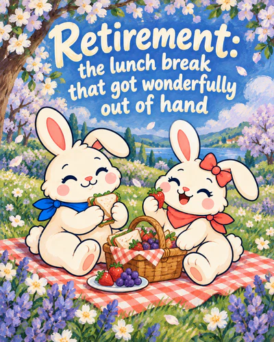 Retirement: the lunch break that got wonderfully out of hand