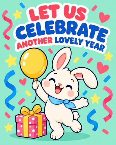LET US CELEBRATE ANOTHER LOVELY YEAR