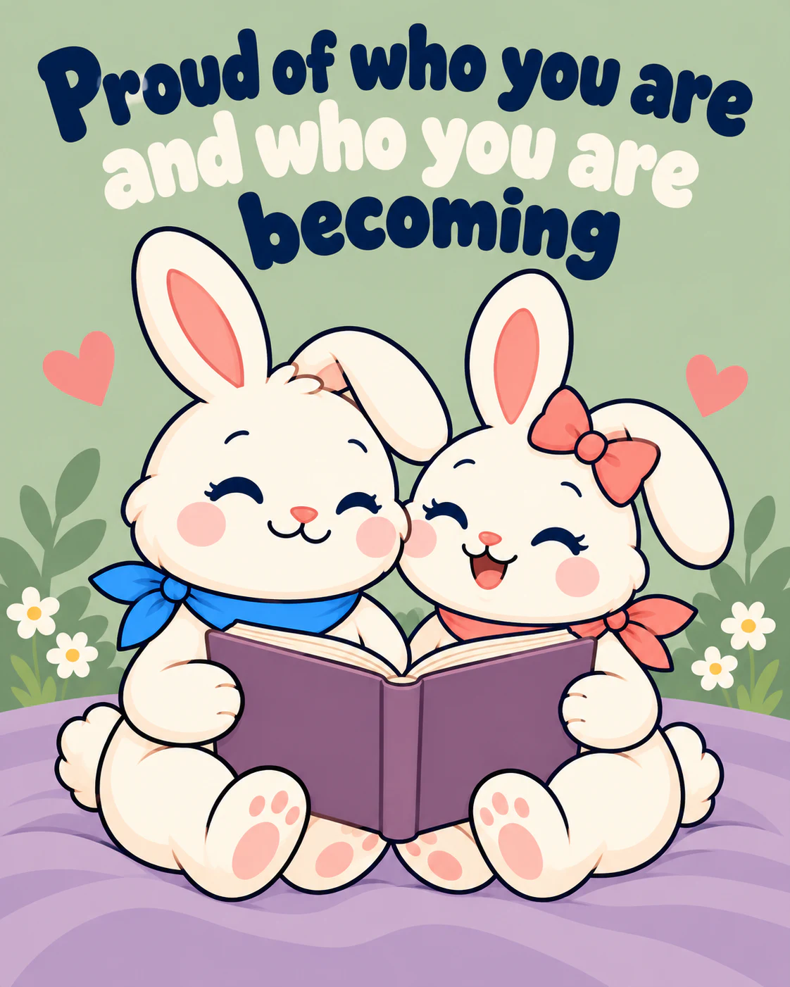 Proud of who you are and who you are becoming
