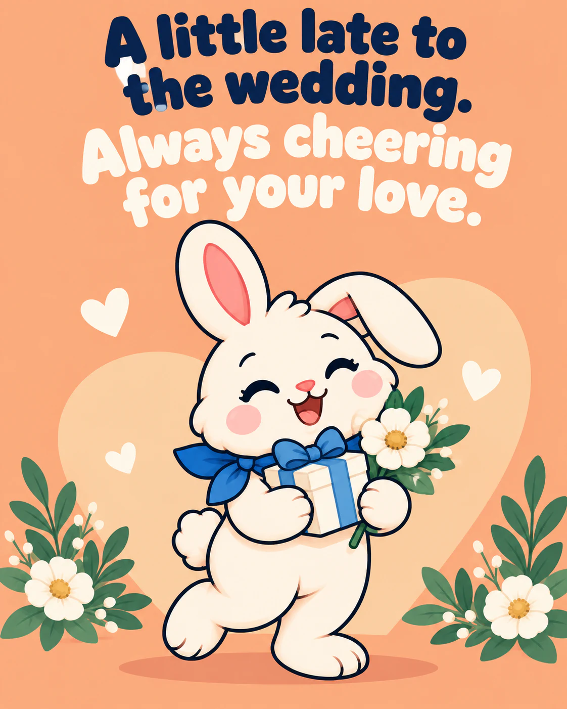 A little late to the wedding. Always cheering for your love.