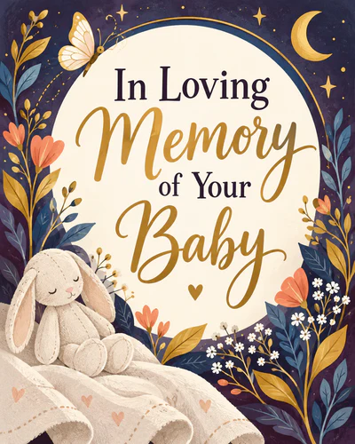 Infant loss ecard