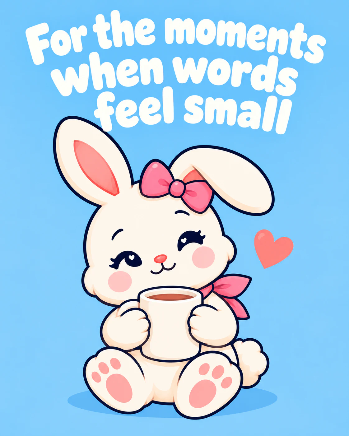 For the moments when words feel small