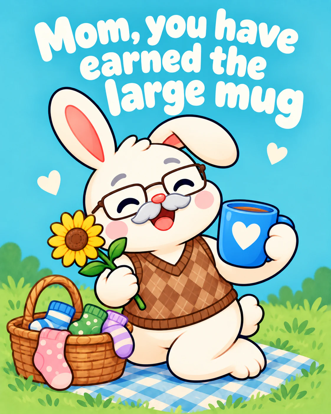 Mom, you have earned the large mug