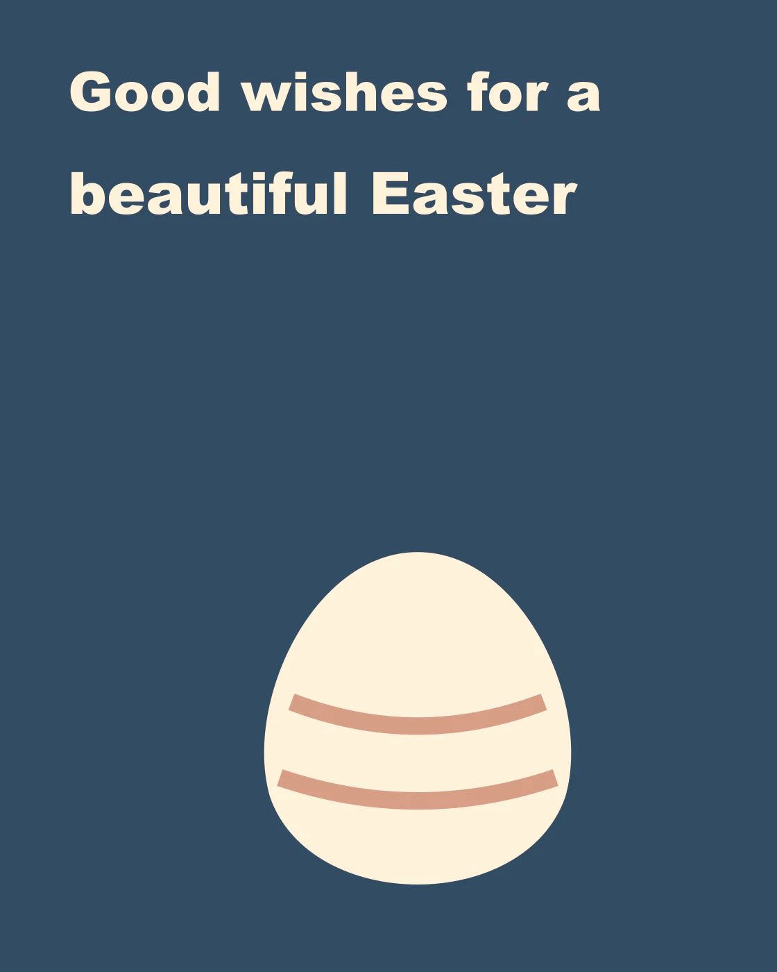 Good wishes for a beautiful Easter