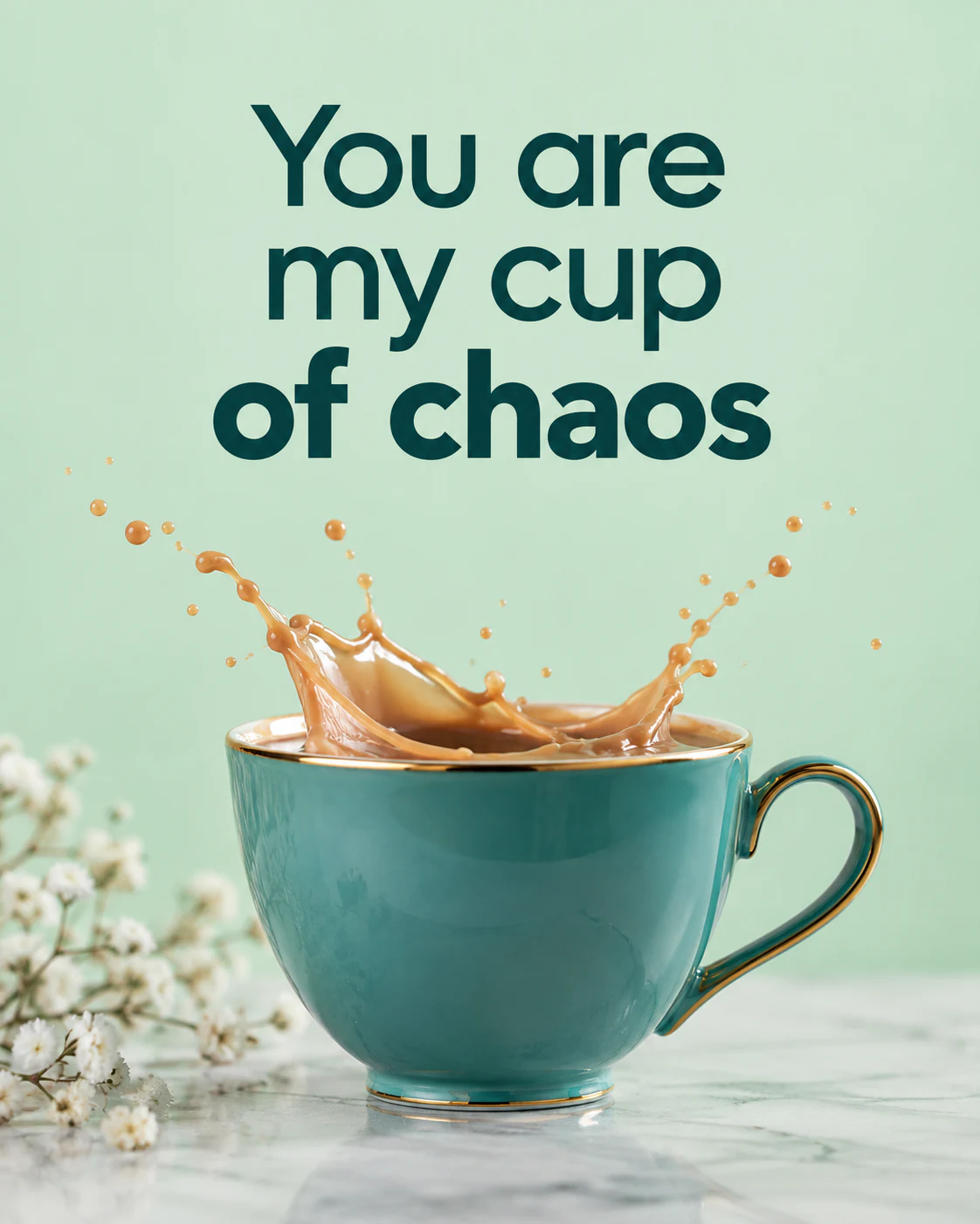 You are my cup of chaos