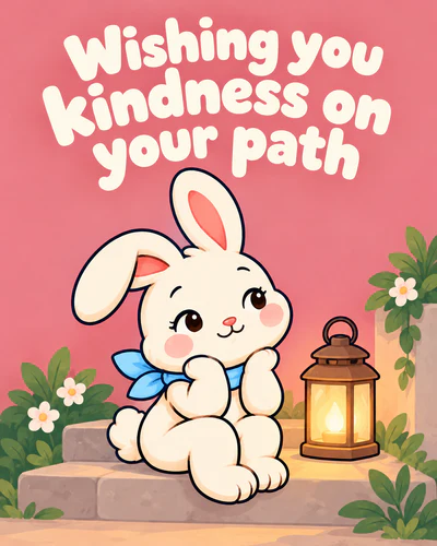 Wishing you kindness on your path