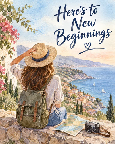 New beginning ecard