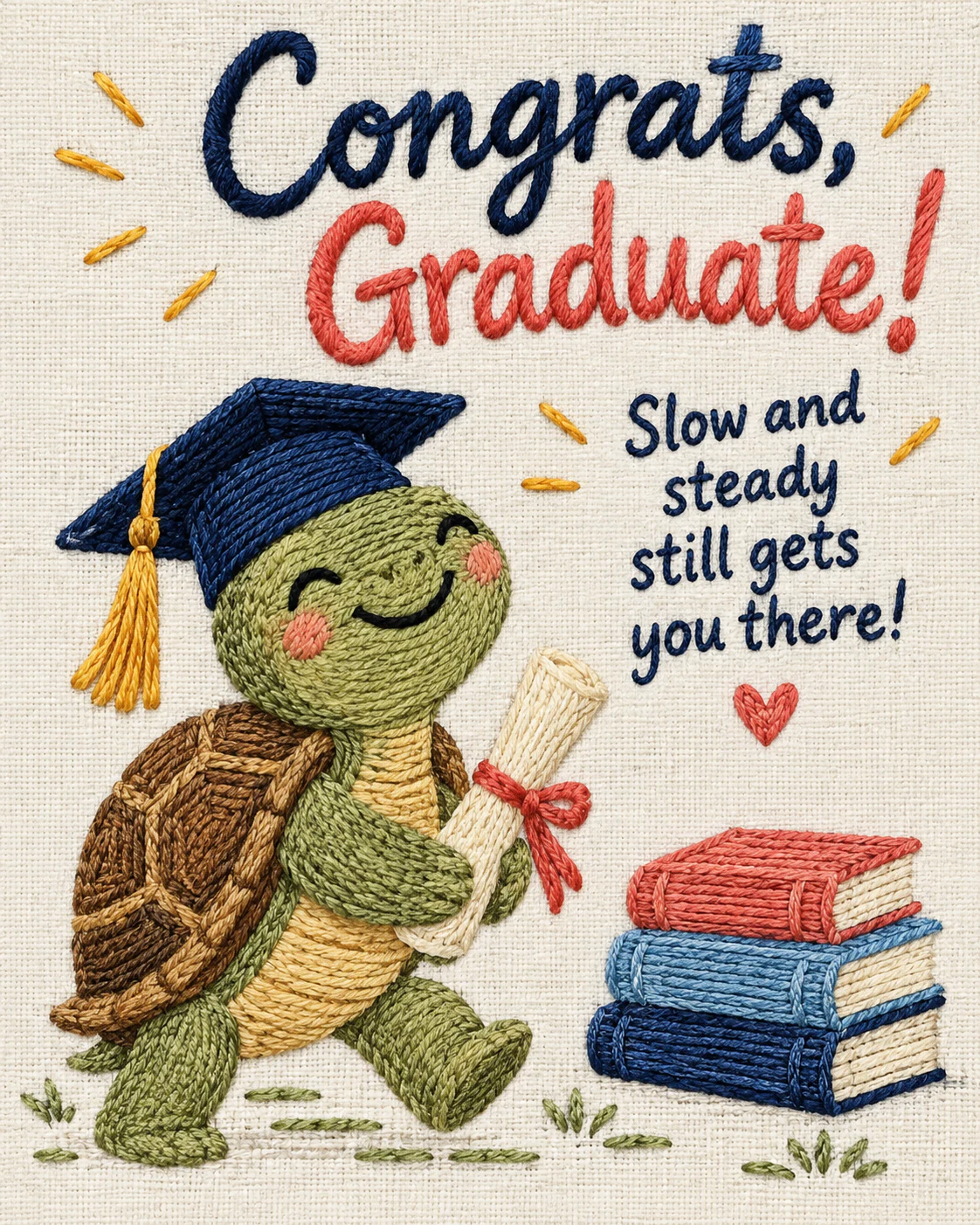 Funny graduation ecard