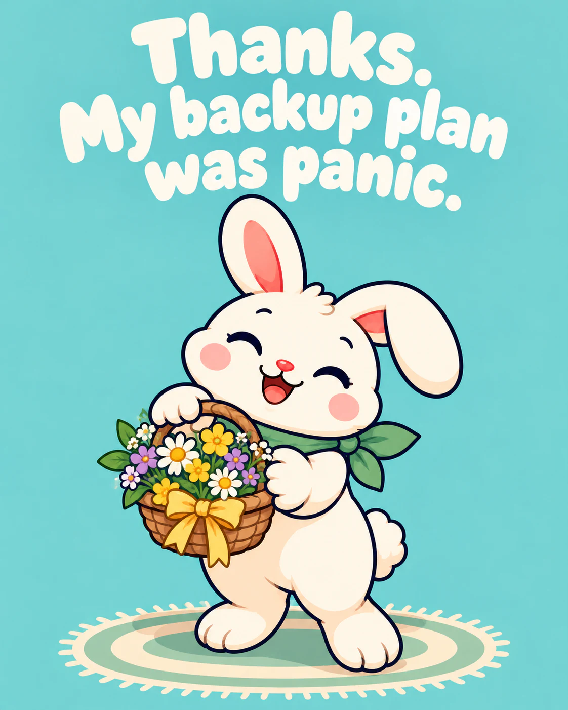 Thanks. My backup plan was panic.