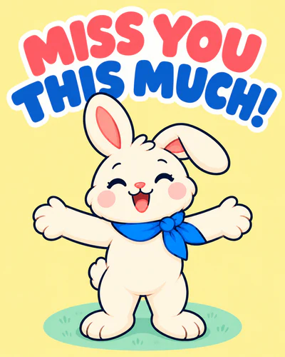 MISS YOU THIS MUCH!