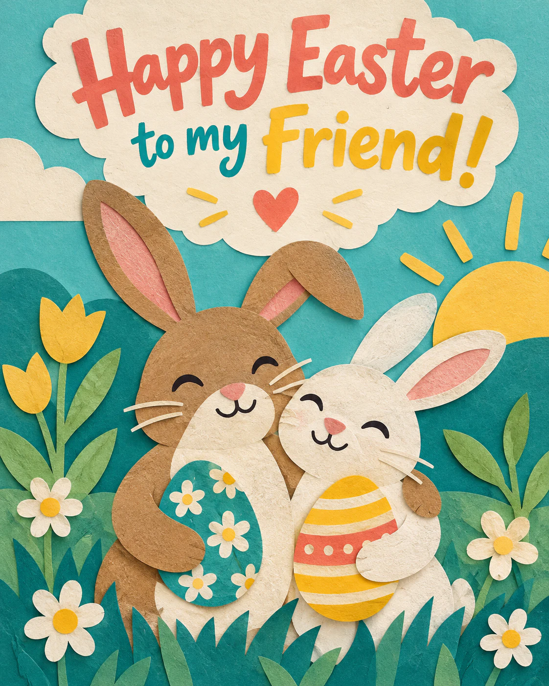 Easter ecard for friend