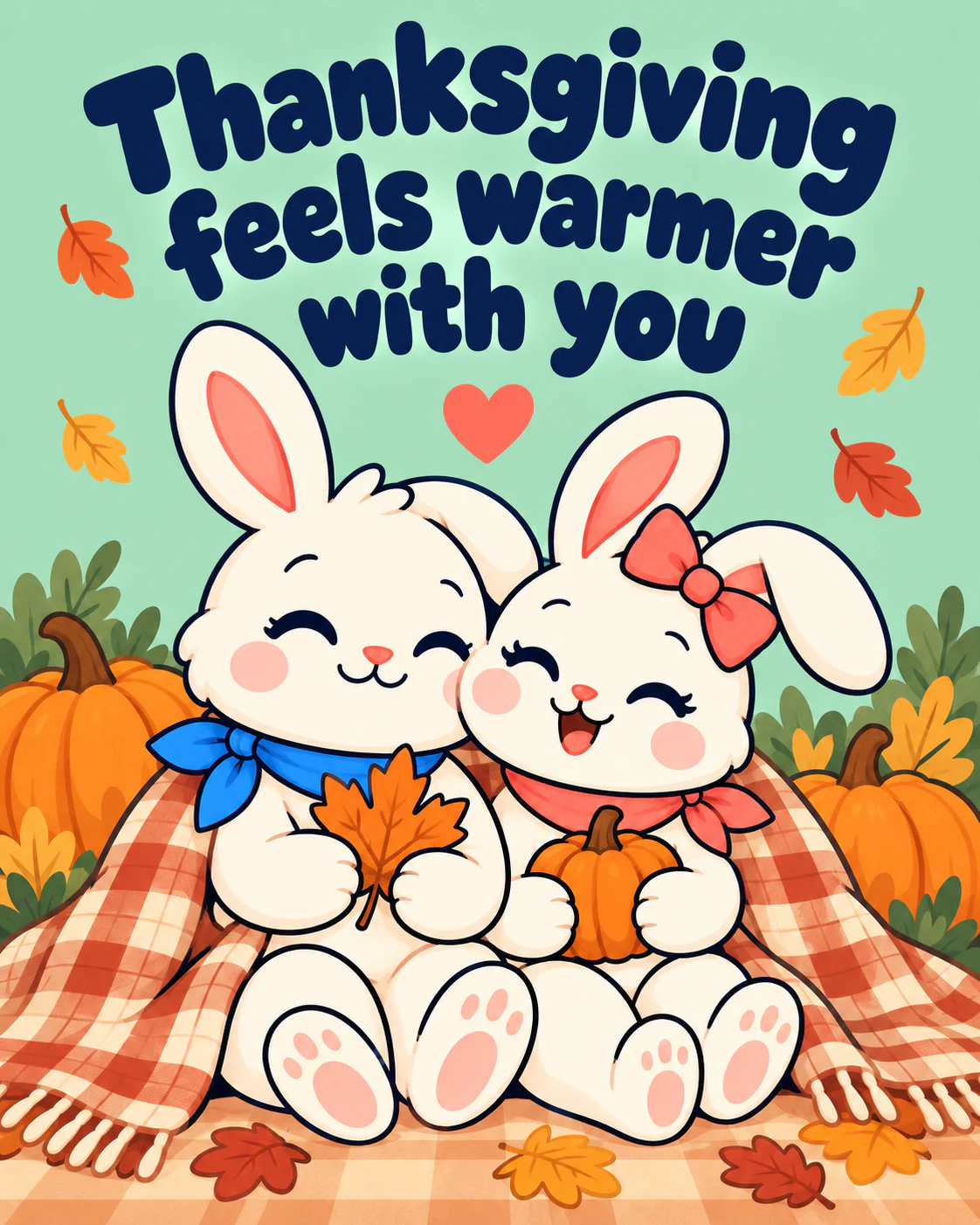Thanksgiving feels warmer with you