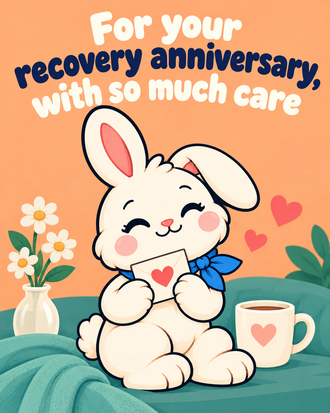 For your recovery anniversary, with so much care