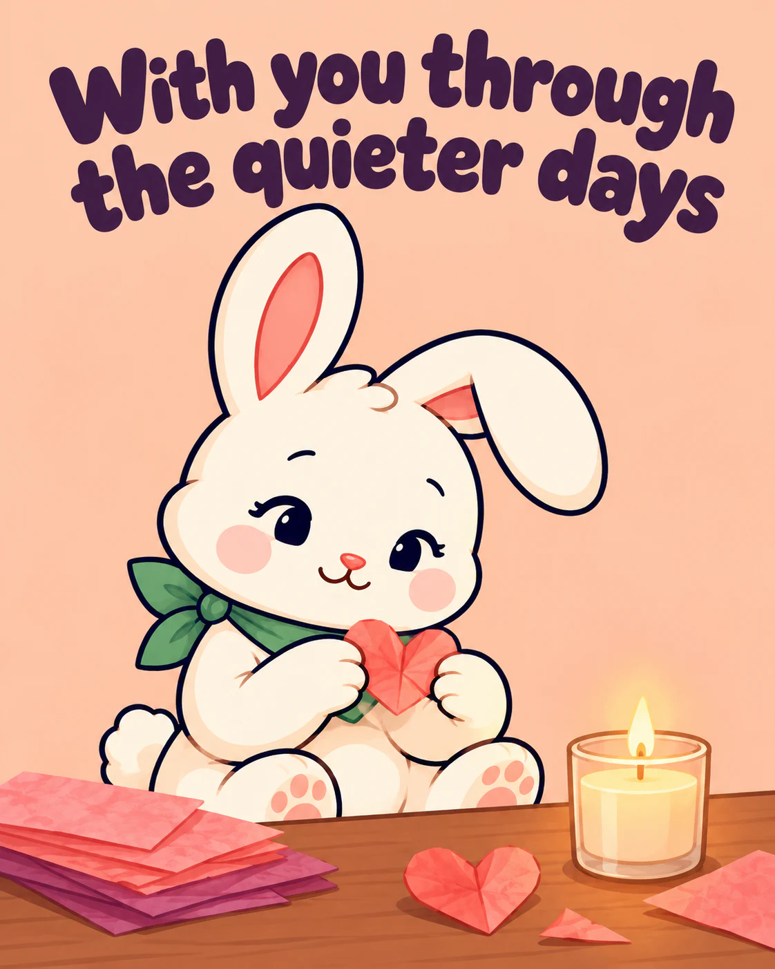 With you through the quieter days