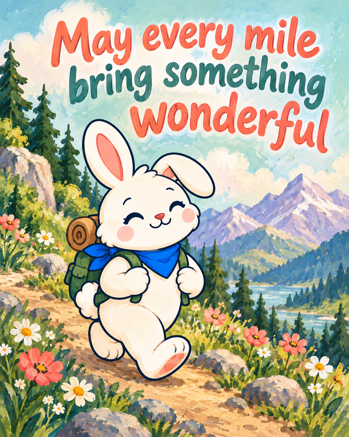 May every mile bring something wonderful