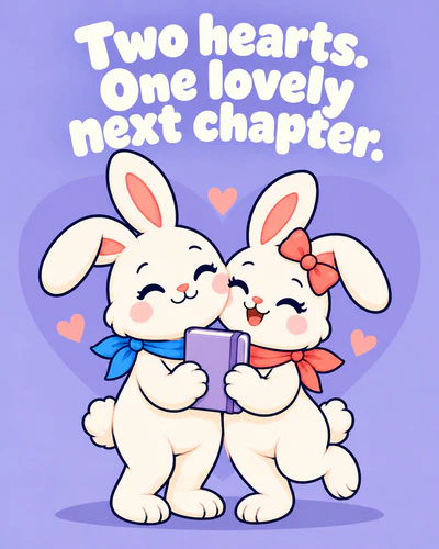 Two hearts. One lovely next chapter.